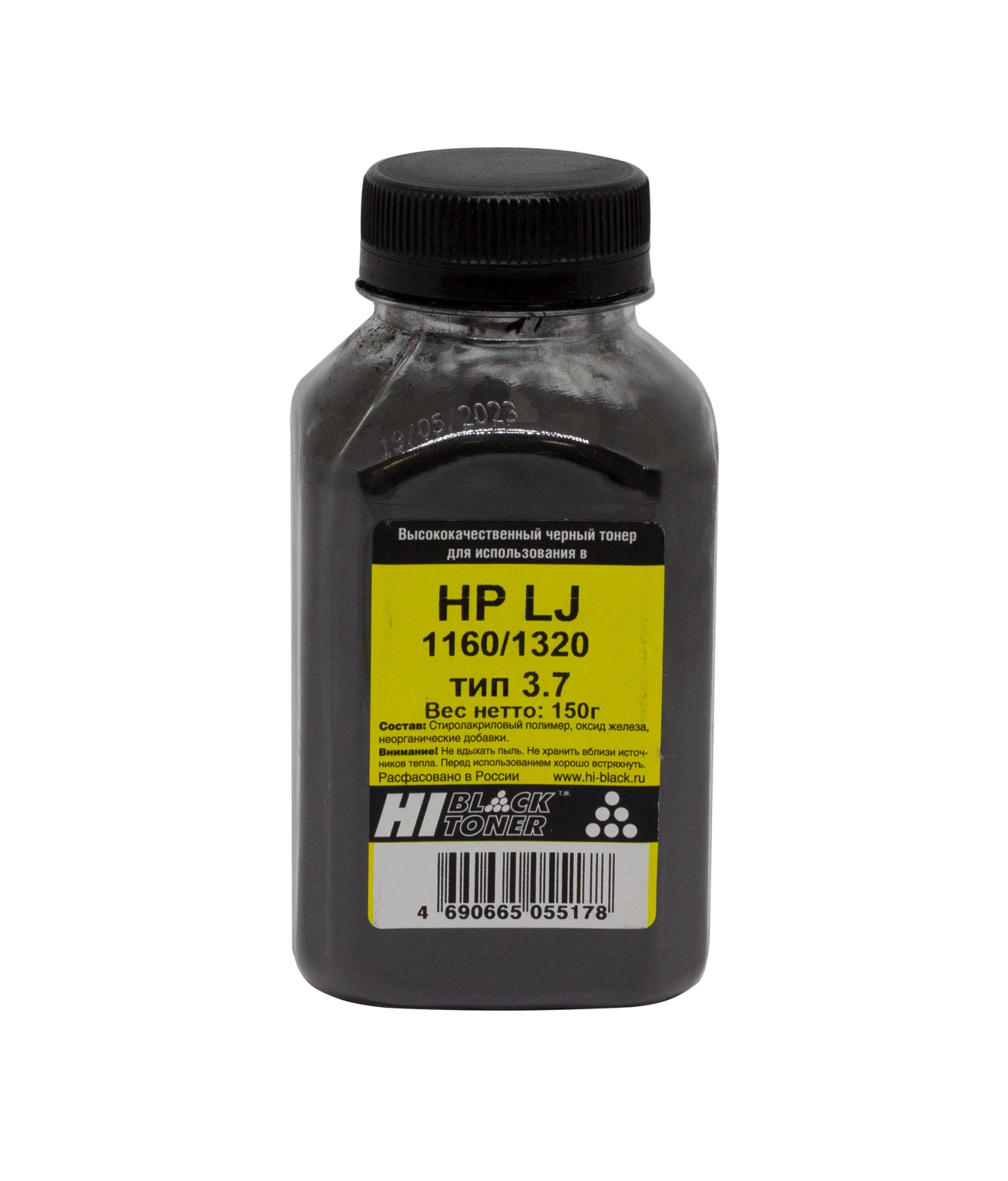 Тонер Hi-Black (Q5949A) для HP LJ 1160/ 1320, Тип 3.7, чёрный (150 гр.) 