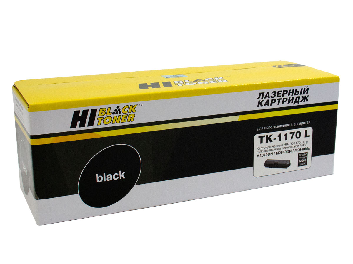 Тонер-картридж Hi-Black (HB-TK-1170L) для Kyocera ECOSYS M2040dn/ M2540dn, чёрный (12000 стр.)