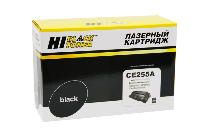 Картридж лазерный Hi-Black (HB-CE255A) для HP LJ P3015, чёрный (6000 стр.)