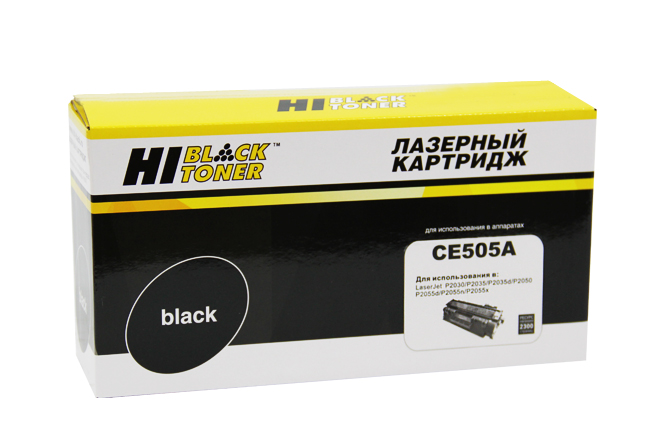 Картридж лазерный Hi-Black HB-CE505A для HP LJ P2035/ 2050/ 2055, чёрный (2300 стр.)