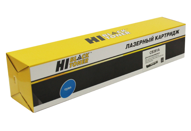 Тонер-картридж Hi-Black (HB-CB381A) для HP CLJ CP6015dn/ CM6030/ 6040MFP, голубой (21000 стр.)