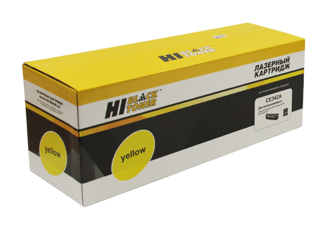 Картридж лазерный Hi-Black (HB-CE342A) для HP LJ Enterprise 700 Color M775dn, жёлтый (16000 стр.)