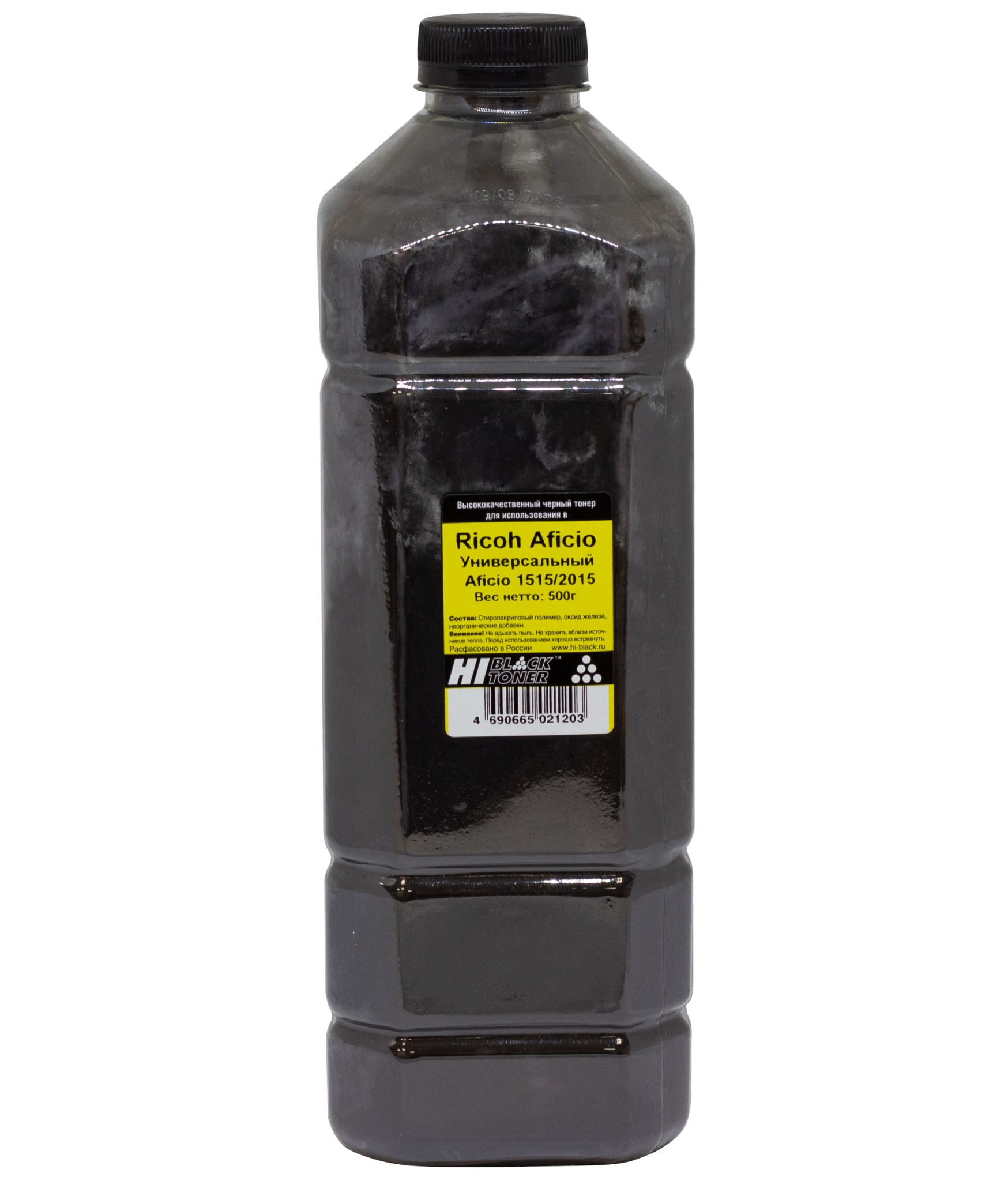 Тонер универсальный Hi-Black (Type 1230D) для Ricoh Aficio 1515/ 2015, чёрный (500 гр.)