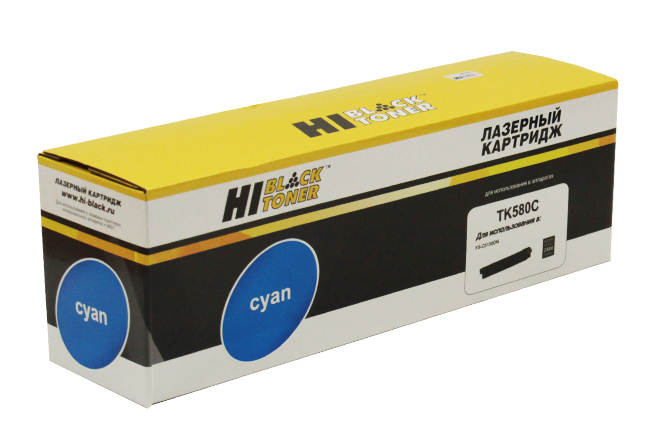 Тонер-картридж Hi-Black (HB-TK-580C) для Kyocera FS-C5150DN/ ECOSYS P6021, голубой (2800 стр.)