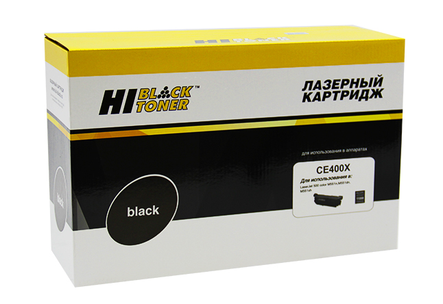 Картридж лазерный Hi-Black HB-CE400X для HP LJ Enterprise 500 color M551n/ M575dn, чёрный (11000 стр.)