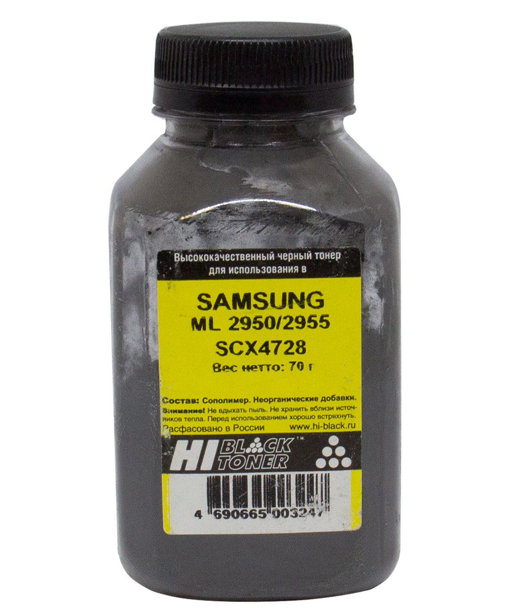 Тонер Hi-Black (MLT-D103L) для Samsung ML-2950/ ML-2955/ SCX-4728, чёрный (70 гр.)