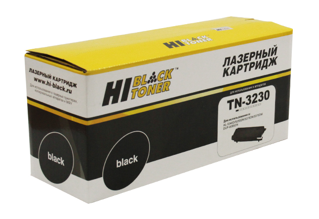 Тонер-картридж Hi-Black HB-TN-3230 для Brother HL-5340/ 5350/ 5370/ 5380/ DCP-8070D/ 8085DN, чёрный (3000 стр.)