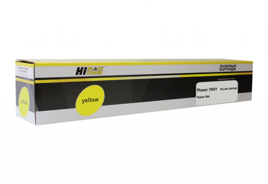 Тонер-картридж Hi-Black (HB-106R01572) для Xerox Phaser 7800, жёлтый (17200 стр.)
