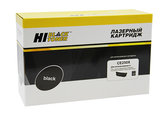 Картридж лазерный Hi-Black (HB-CE250X) для HP CLJ CP3525/ CM3530, чёрный (10500 стр.)