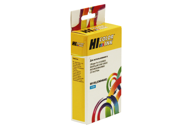 Картридж Hi-Black (HB-CN046AE) для HP OfficeJet Pro 8100/ 8600, №951XL, голубой