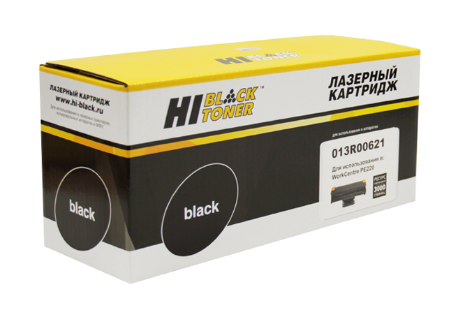 Картридж лазерный Hi-Black (HB-013R00621) для Xerox WorkCentre PE220, чёрный (3000 стр.)