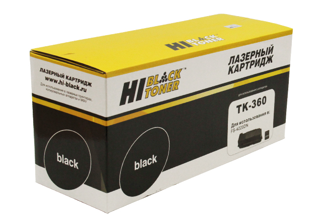 Тонер-картридж Hi-Black (HB-TK-360) для Kyocera FS-4020, чёрный (20000 стр.)