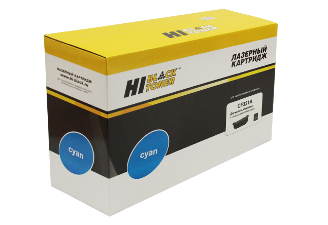 Картридж лазерный Hi-Black (HB-CF321A) для HP CLJ Enterprise M680n/ M680dn, голубой (16500 стр.)