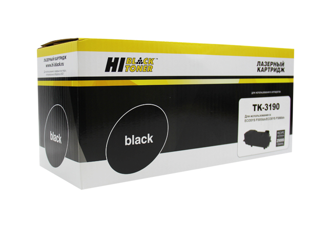 Тонер-картридж Hi-Black (HB-TK-3190) для Kyocera P3055dn/ P3060dn, черный, 25000 страниц, совместимый