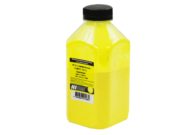 Тонер универсальный Hi-Black (Тип 2.2) химический для HP Color LJ Pro M375, жёлтый, 250 г.