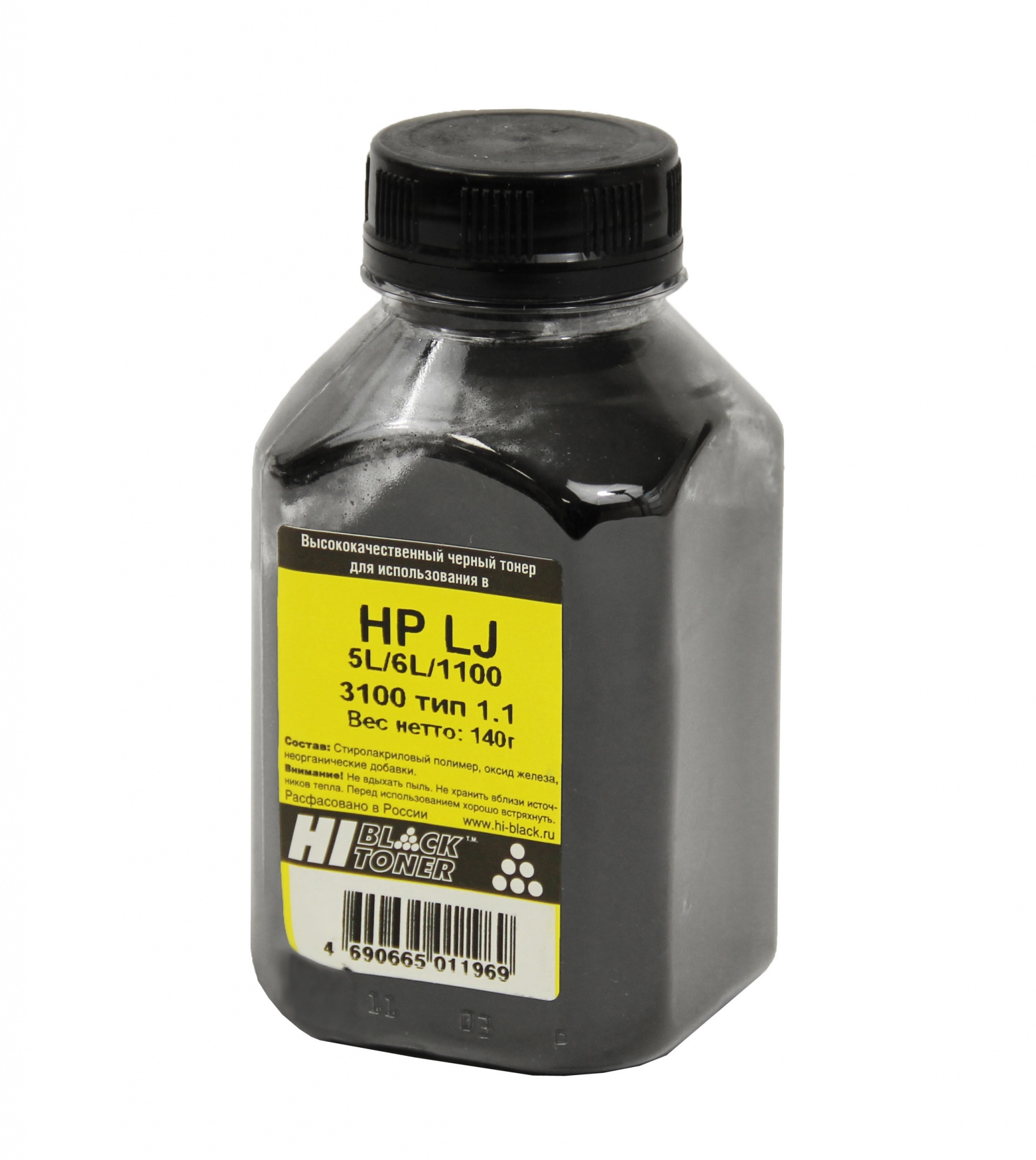 Тонер Hi-Black (C3906A) для HP LJ 5L/ 6L/ 1100/ 3100, Тип 1.1, чёрный (140 гр.)