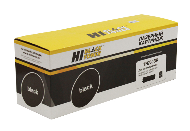 Тонер-картридж Hi-Black (HB-TN-230Bk) для Brother HL-3040CN/ 3070CW/ MFC-9010CN/ 9120CN, чёрный (2200 стр.)