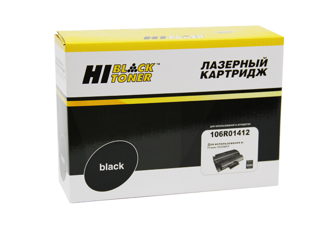 Картридж лазерный Hi-Black (HB-106R01412) для Xerox Phaser 3300, чёрный (8000 стр.)
