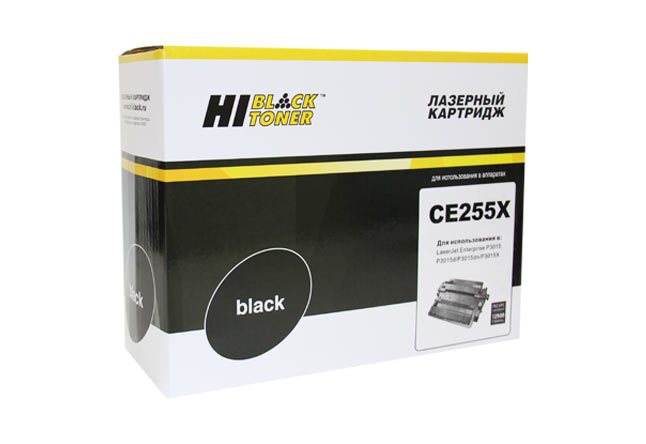 Картридж лазерный Hi-Black (HB-CE255X) для HP LJ P3015, чёрный (12500 стр.)