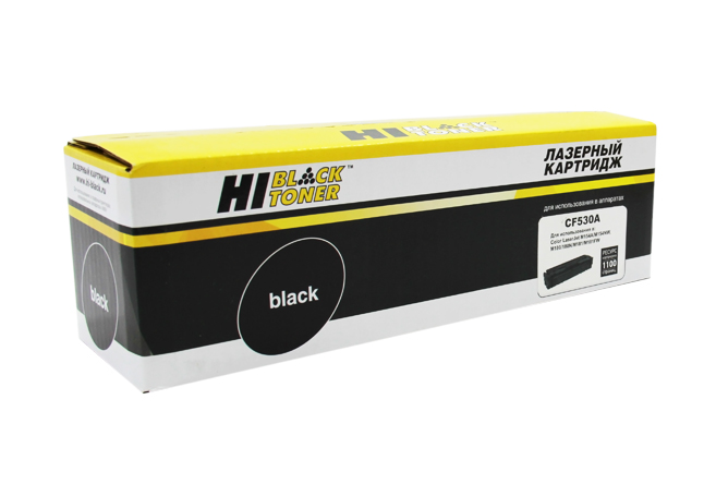 Картридж лазерный Hi-Black (HB-CF530A) для HP CLJ Pro M154a/ M180n/ M181fw, чёрный (1100 стр.)