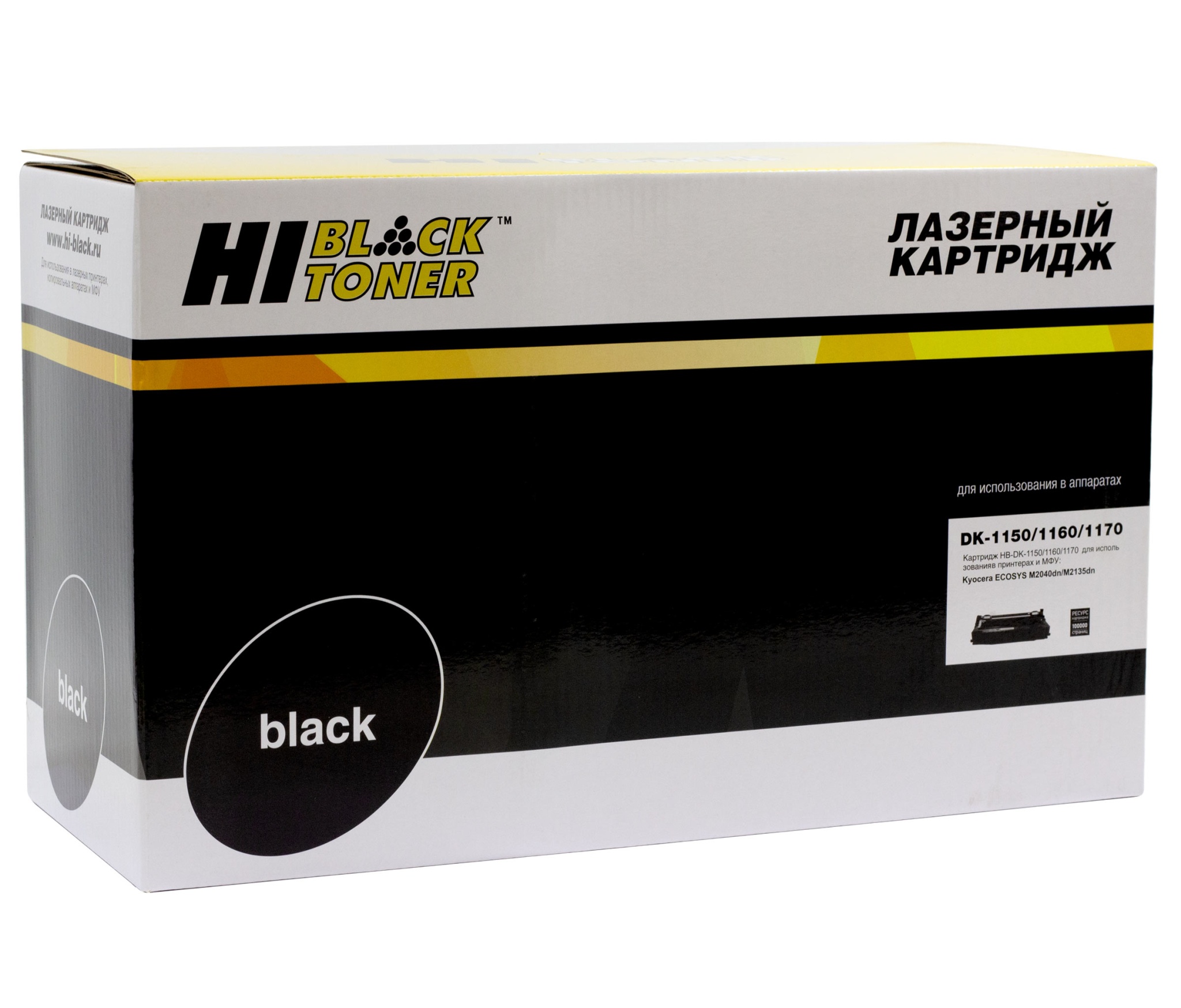 Драм-картридж универсальный Hi-Black (HB-DK-1150/ DK-1160/ DK-1170) для Kyocera ECOSYS M2040dn/ M2135dn, чёрный (100000 стр.)