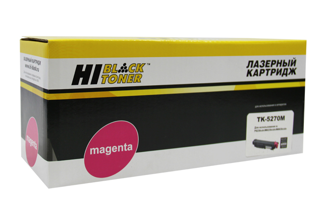 Тонер-картридж Hi-Black (HB-TK-5270M) для Kyocera ECOSYS M6230cidn/ M6630/ P6230cdn, пурпурный (6000 стр.)