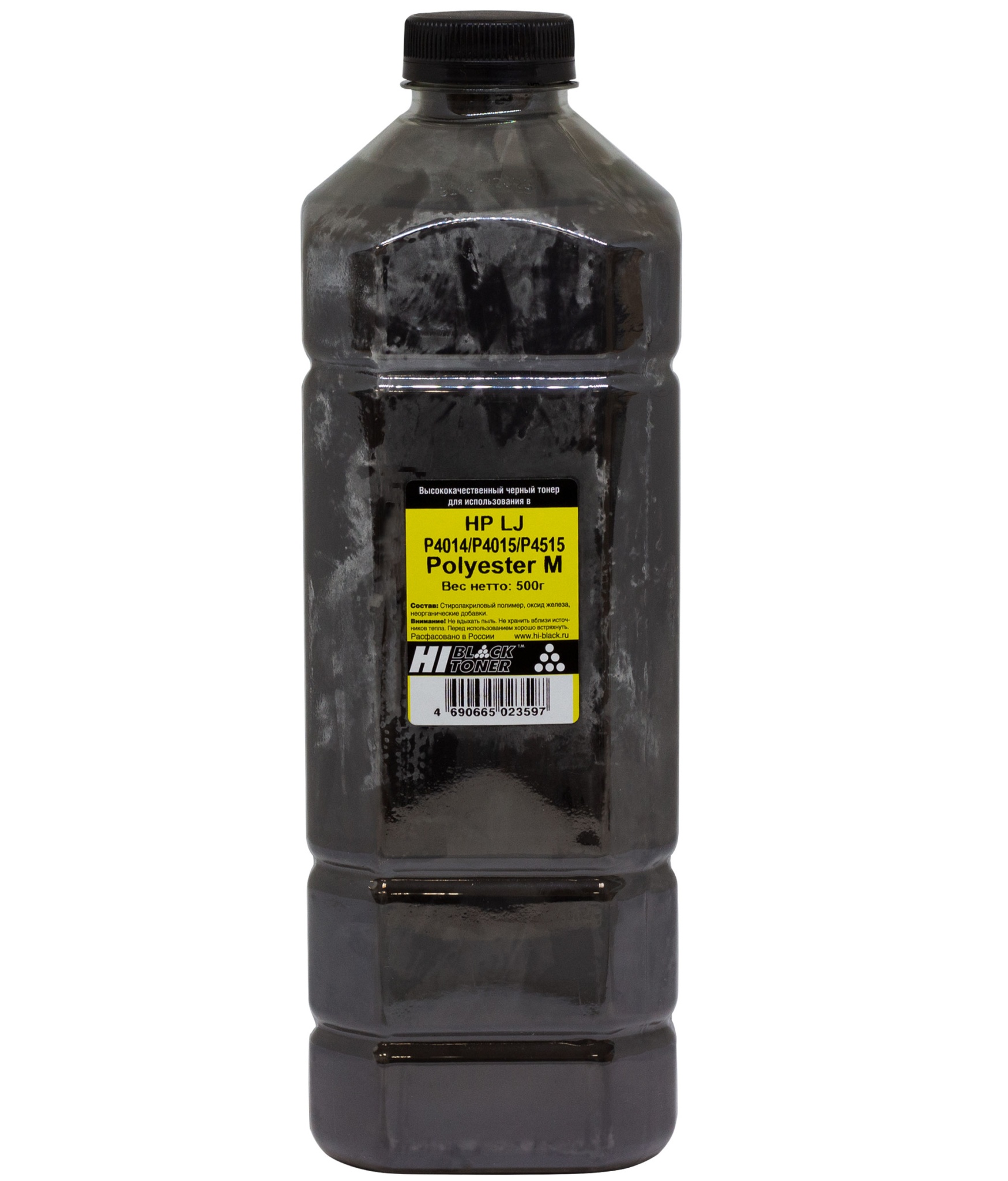 Тонер Hi-Black (CC364A) для HP LJ P4014/ P4015/ P4515, Polyester M, чёрный (500 гр.)