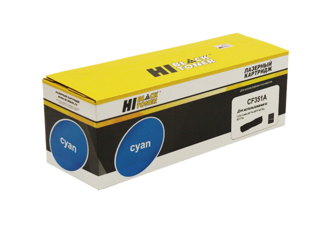 Тонер-картридж Hi-Black HB-CF351A для HP CLJ Pro MFP M176N/ M177FW, голубой (1000 стр.)