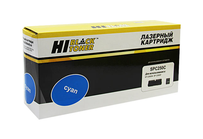 Картридж лазерный Hi-Black (HB-SP-C250C) для Ricoh Aficio SP C250DN/ C260/ C261SF, голубой (1600 стр.)