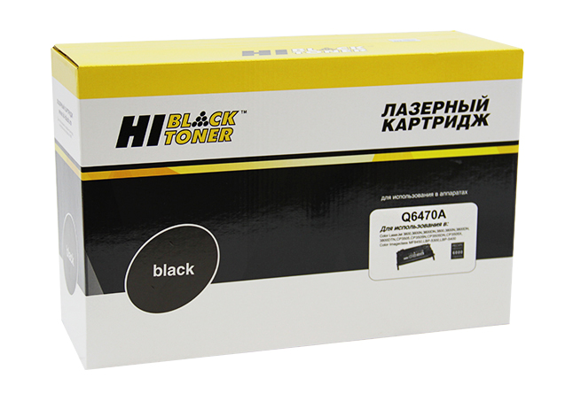 Картридж лазерный универсальный Hi-Black HB-Q6470A для HP CLJ 3600/ 3800/ CP3505, чёрный (6000 стр.)