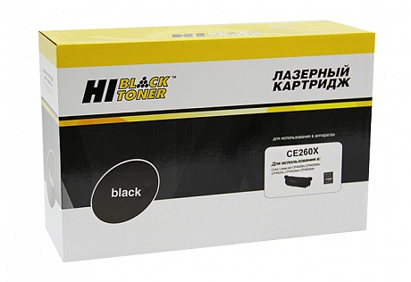 Картридж лазерный Hi-Black HB-CE260X для HP CLJ CP4025/ 4525, чёрный (17000 стр.)