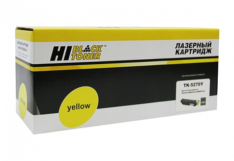 Тонер-картридж Hi-Black (HB-TK-5270Y) для Kyocera ECOSYS M6230cidn/ M6630/ P6230cdn, жёлтый (6000 стр.)