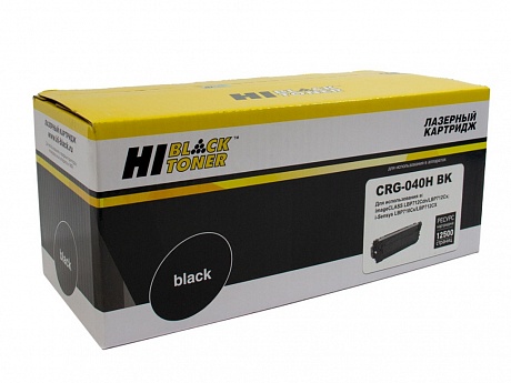 Картридж лазерный Hi-Black (HB-040HBK) для Canon LBP-710CX/ 712CX, чёрный (12500 стр.)