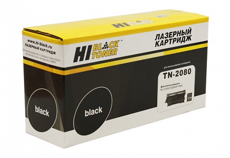 Тонер-картридж Hi-Black (HB-TN-2080) для Brother HL-2130/ DCP-7055, чёрный (1200 стр.)