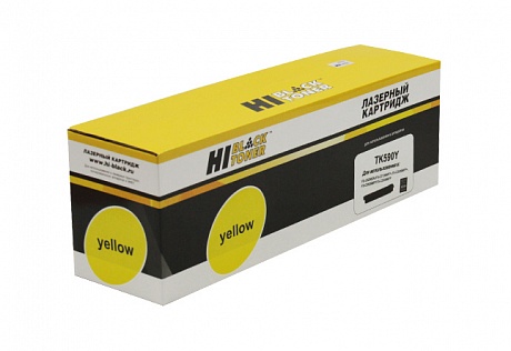 Тонер-картридж Hi-Black (HB-TK-590Y) для Kyocera FS-C5250DN/ C2626MFP, жёлтый (5000 стр.)