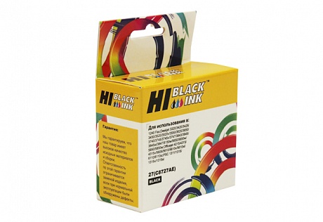 Картридж Hi-Black (HB-C8727) для HP DeskJet 3320/ 3325/ 3420, черный