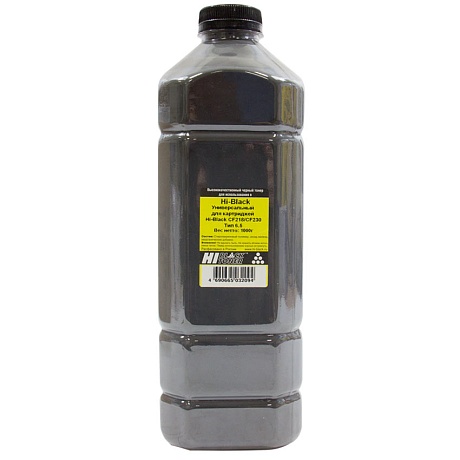 Тонер универсальный Hi-Black для совместимых картриджей HB-CF218A/ HB-CF230A, Тип 6.5, чёрный (1000 гр.)