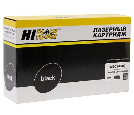 Тонер-картридж Hi-Black (HB-W9024MC) для HP LJ E40040/ E42540, (без чипа), чёрный (10000 стр.)