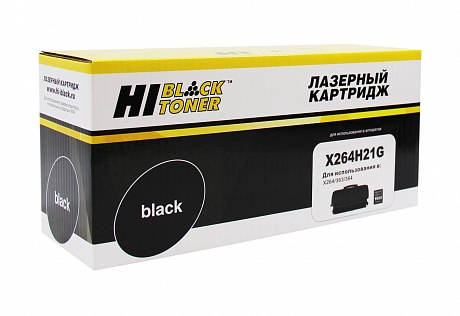 Тонер-картридж Hi-Black (HB-X264H21G) для Lexmark X264/ X363/ X364, чёрный (9000 стр.)