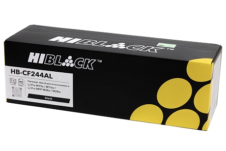 Тонер-картридж Hi-Black (HB-CF244AL) для HP LJ Pro M15/ M15a/ Pro MFP M28a/ M28w, чёрный (2000 стр.)