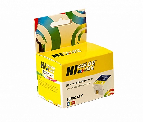 Картридж Hi-Black (HB-T039) для Epson Stylus C41/ C43/ C45, голубой/пурпурный/желтый