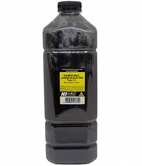 Тонер универсальный Hi-Black (MLT-D104S) для Samsung ML-1660, Тип 2.1, чёрный (700 гр.)
