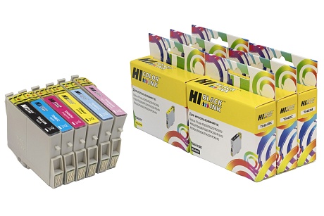 Картридж Hi-Black (HB-T0481) для Epson Stylus Photo R200/ R300/ RX500/ RX600, чёрный (460 стр.)