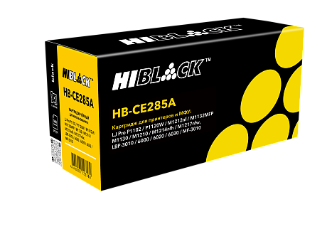 Картридж лазерный Hi-Black (HB-CE285A) для HP LJ Pro P1102/ P1120W/ M1212nf/ M1132MFP, чёрный (1600 стр.)