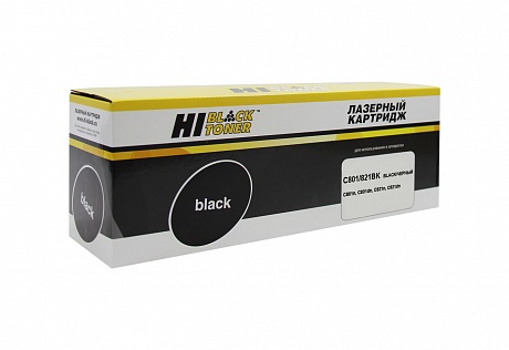 Тонер-картридж Hi-Black (HB-44643008/ 44643004) для OKI C801/ C821, чёрный (7000 стр.)