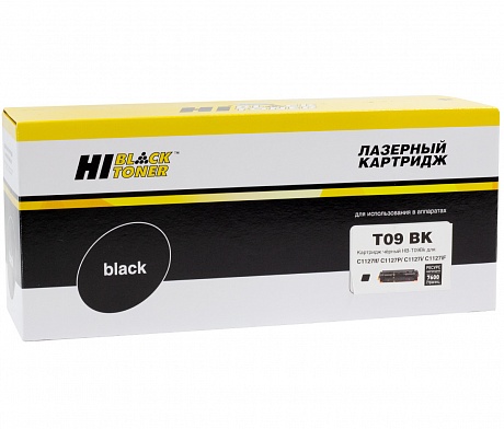 Тонер-картридж Hi-Black (HB-T09 BK) для Canon i-SENSYS X C1127P/ X C1127iF/ X C1127i, чёрный (7600 стр.)