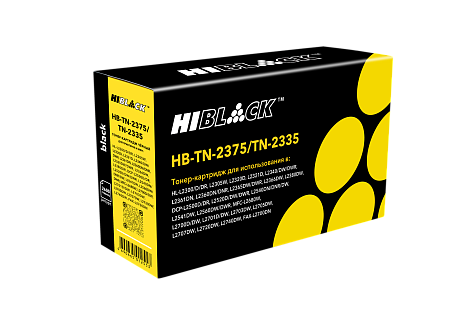 Тонер-картридж Hi-Black (HB-TN-2375/TN-2335) для Brother HL-L2300/ 2305/ 2320/ 2340/ 2360, чёрный (2600 стр.)