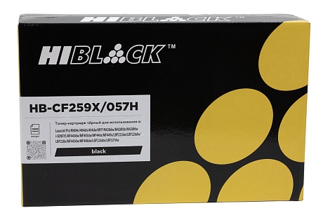 Картридж Hi-Black (HB-CF259X/ 057H) для HP LJ Pro M304/ M404n/ MFP M428dw/ Canon MF-443/ MF-445, чёрный (10000 стр.)