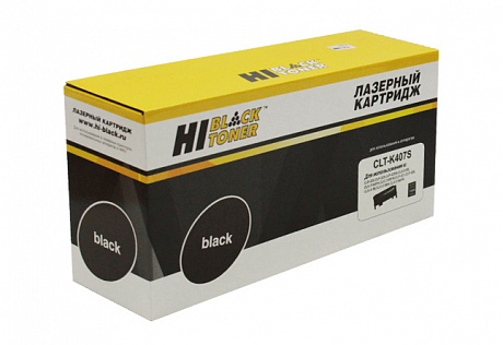 Тонер-картридж Hi-Black HB-CLT-K407S для Samsung CLP-320/ 325/ CLX-3185, чёрный (1500 стр.)