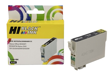 Картридж Hi-Black (HB-T1281) для Epson Stylus S22/ SX125/ SX420W/ SX425W/ BX305F, чёрный (255 стр.)